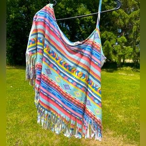 Boho-Hippie Top by ransom Sz L